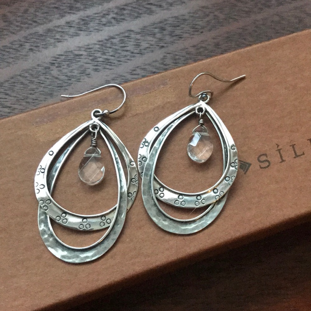 Sterling silver silpada dangle earrings